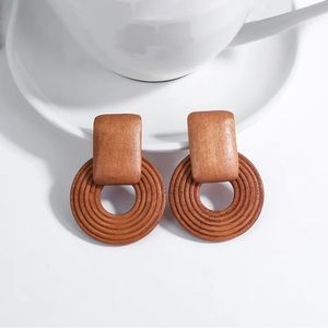 Wooden Boho Earrings